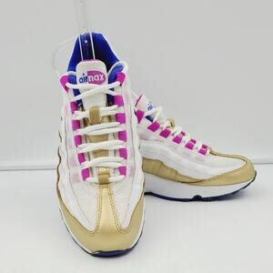 Nike Air Max 95 LE GS Peanut Butter Jelly Sneakers 310830-120 Youth 6.5Y